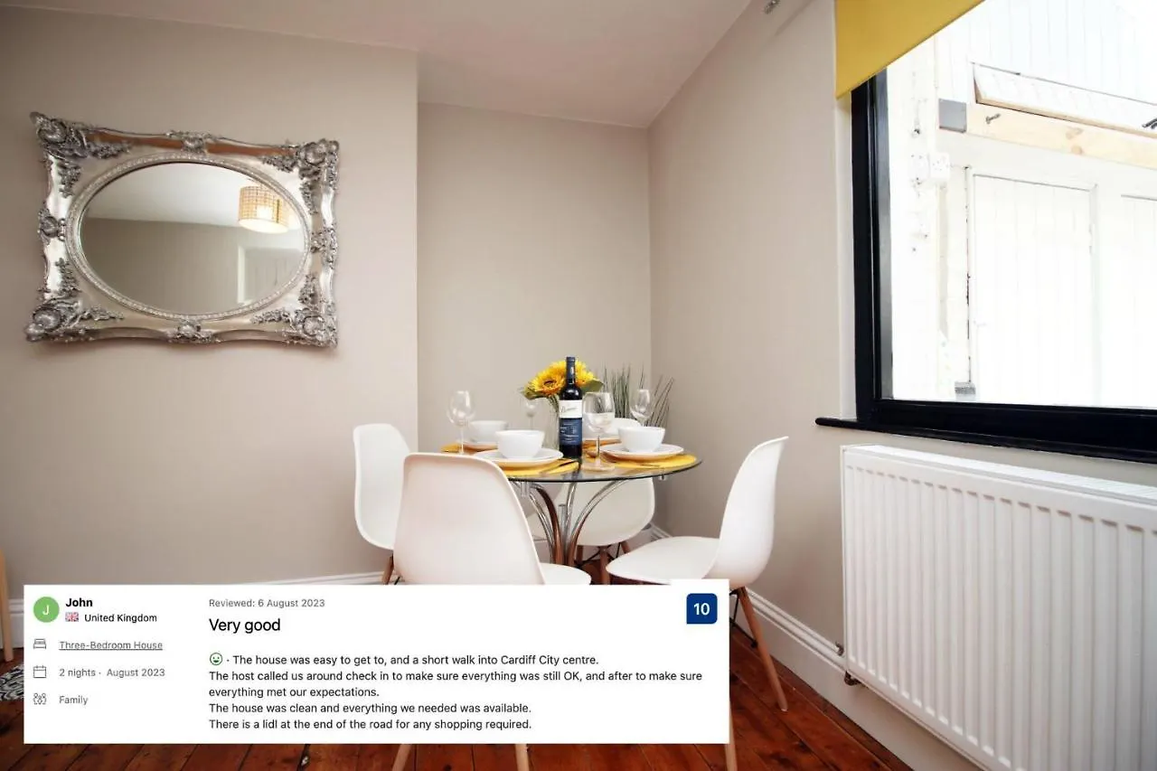 Maindy House - Home Close To City Centre + Parking Cardiff Casa de Férias